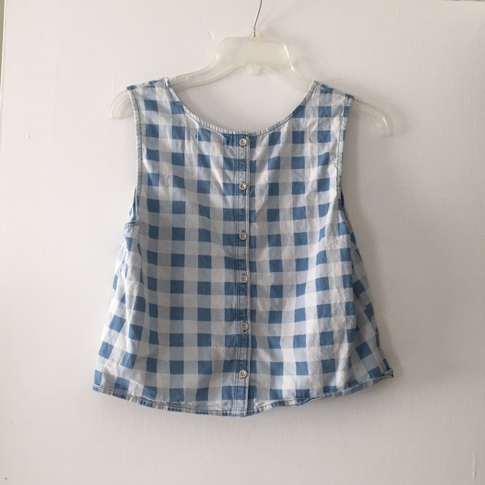 ⭐️HOST PICK⭐️ F21 PLAID CROPPED TANK - Picture 4 of 6